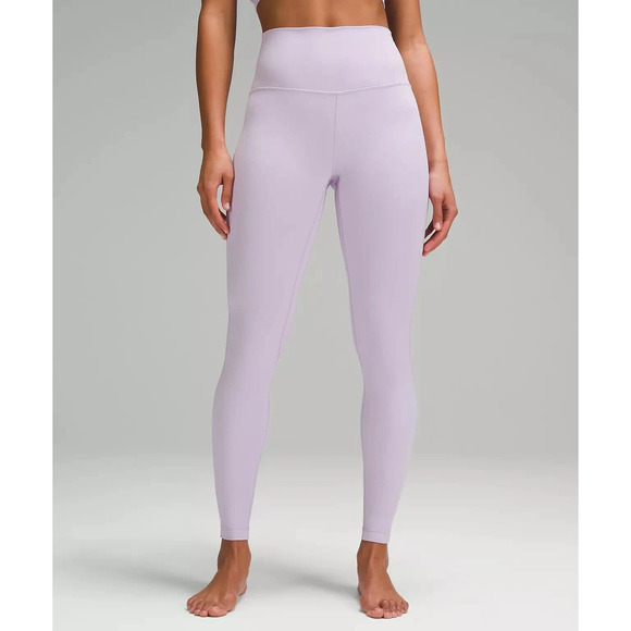 Lululemon Athletica Align High-Rise Pant 28" LINED In Lilac Ether Size 6 LW5ECIS - Picture 1 of 16